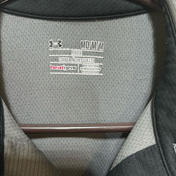 Gray Under Armour Golf Polo - Picture 2 of 4